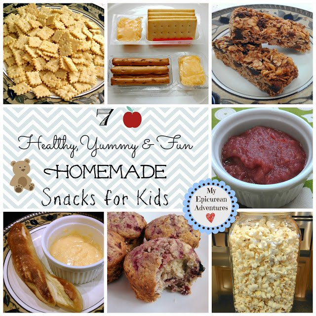 7 Fun Homemade Snacks for Kids - My Epicurean Adventures