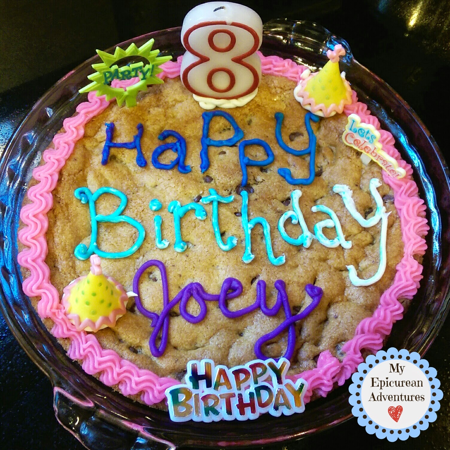 Homemade Chocolate Chip Cookie Cake - My Epicurean Adventures